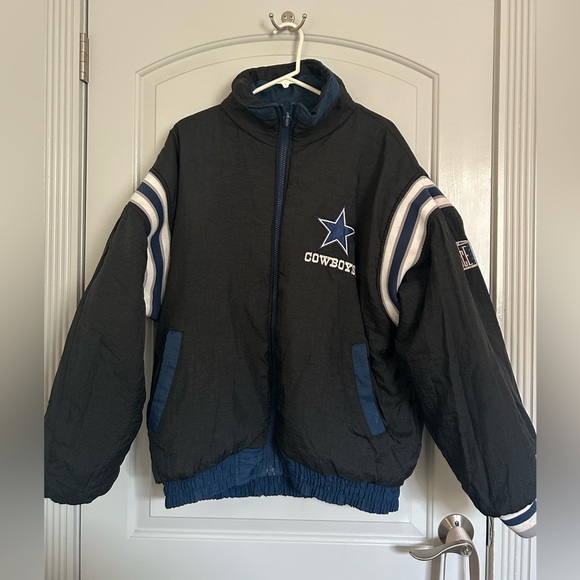 Dallas Cowboys NFL Vintage 90s Pro Player Reversible Jacket L - Picture 8 of 15